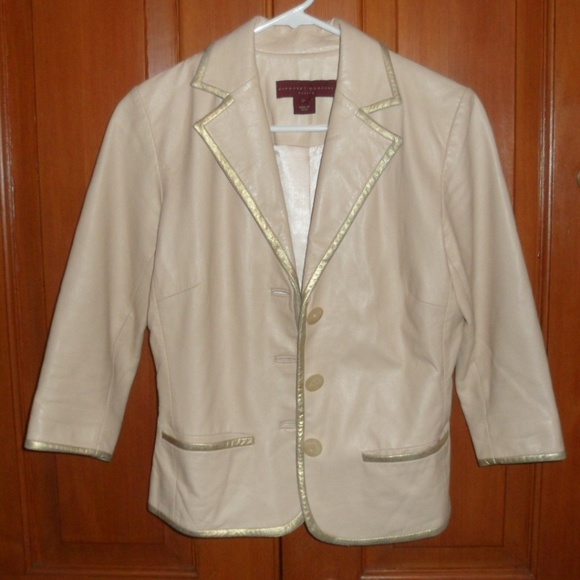 MARGARET GODFREY ULTRA SOFT LEATHER BLAZER JACKET! - Picture 6 of 6